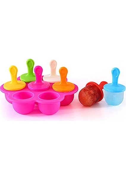 Gül Kırmızı Tarzı S Beden Yeni Silikon Mini Ice Pops Kalıp Dondurma Topu Lolly Maker Popsicle Kalıpları Bebek Dıy Gıda Meyve Shake Dondurma Dondurulmuş Kalıp (Yurt Dışından)