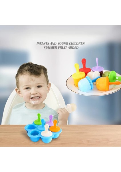 Gül Kırmızı Tarzı S Beden Yeni Silikon Mini Ice Pops Kalıp Dondurma Topu Lolly Maker Popsicle Kalıpları Bebek Dıy Gıda Meyve Shake Dondurma Dondurulmuş Kalıp (Yurt Dışından)