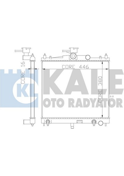 342050 Radyatör Micra Iıı 1.2 16V 1.4 16V 03 9 21460AX200