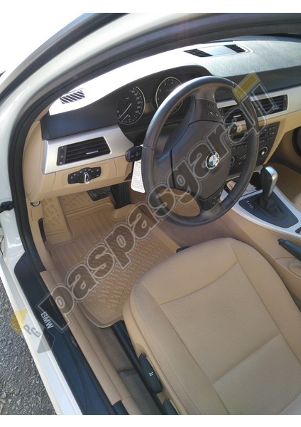 Bmw 3 Serisi E90 3D Havuzlu Bej Renk Paspas, 2005-2013 Arası