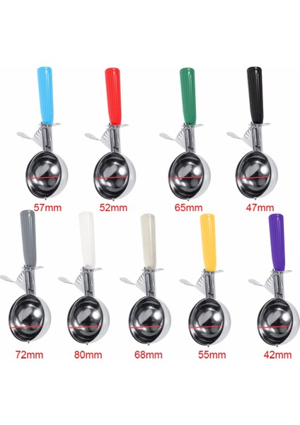 40MM Tarzı Mutfak Dondurma Püresi Patates Topu Kepçe Paslanmaz Çelik Meyve Buz Topu Kaşık Dondurma Topu Kaşık Mutfak Dondurma Ev Kek (Yurt Dışından)