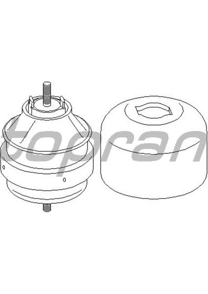 104425001 755 Motor Kulağı Sağ Yağlı Passat Iv-A4-A6 1.6-1.8-1.9 Tdı Afn-Avg-Alz 8D0199382M