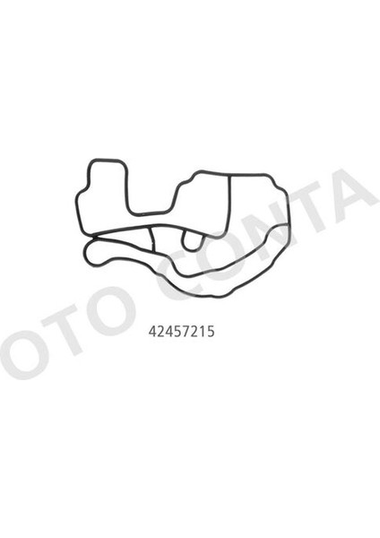 42457215 Arka Kapak Contası Silikon Megane 1.6 16V 7700104129