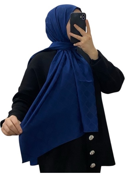 Jakarlı Damla Desenli Şal 1069