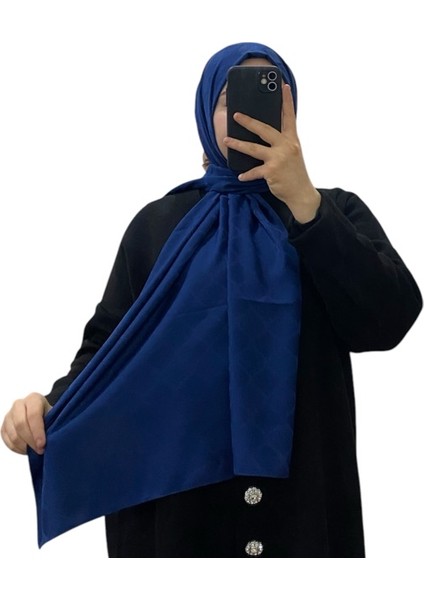 Jakarlı Damla Desenli Şal 1069