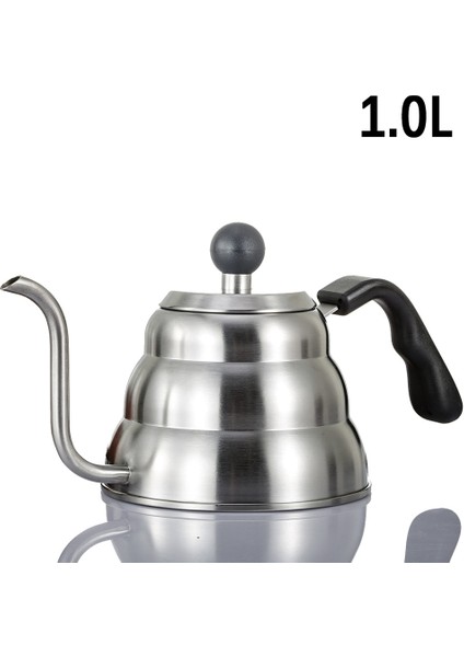 Su Isıtıcısı-1.0l Tarzı Kahve Damla Su Isıtıcısı Pot Termometre ile Paslanmaz Çelik Ince Ağız Deveboynu Cezve Damla Kahve Su Isıtıcısı 1l.2l Üzerine Dökün (Yurt Dışından)