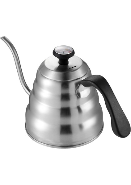 Su Isıtıcısı-1.0l Tarzı Kahve Damla Su Isıtıcısı Pot Termometre ile Paslanmaz Çelik Ince Ağız Deveboynu Cezve Damla Kahve Su Isıtıcısı 1l.2l Üzerine Dökün (Yurt Dışından)