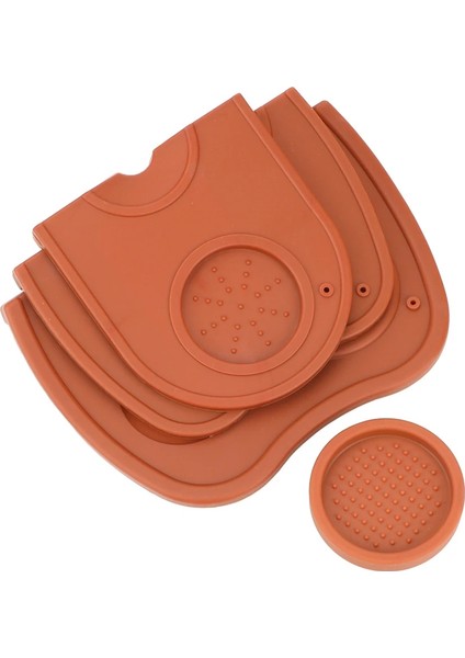 Kahverengi Büyük Stil 1 Adet Barista Kahve Tamper Mat Espresso Kahve Sabotaj Mat Silikon Kauçuk Köşe Mat Takım Tutucu Kaymaya Dayanıklı Ped (Yurt Dışından) indirimleri