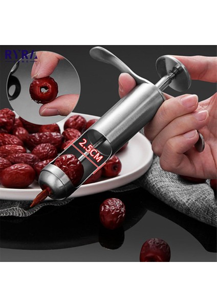 No.3 Tarzı Yaratıcı Kırmızı Tarihler Hünnap Pitter Paslanmaz Çelik Kiraz Zeytin Tarağı Ev Mutfak Meyve Çekirdeği Sökücü Tohum Itme Aracı Alet (Yurt Dışından) fiyatları