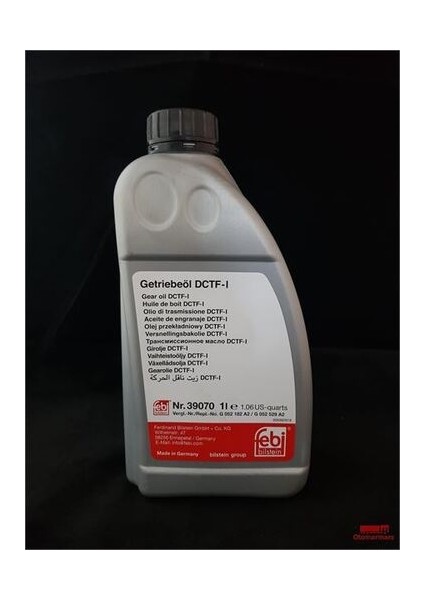 39070 Şanzıman Yağı Otomatik 6-7 Iıe Dsg Tüm Volkswagen Modeller Için Gecerlı 51325-T7A-003