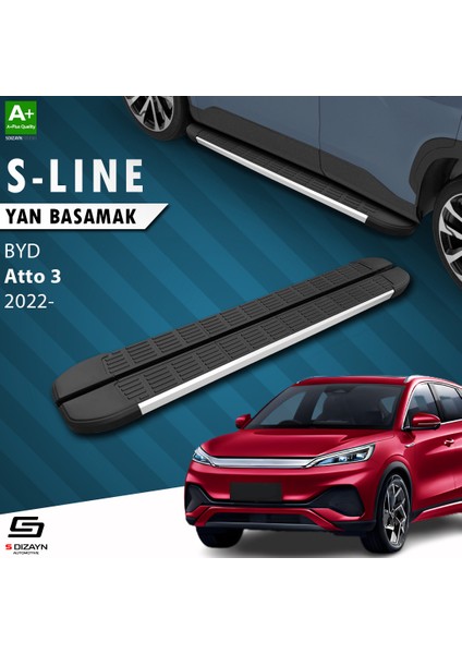 Byd Atto 3 S-Line Aluminyum Yan Basamak 193 cm 2022 Üzeri