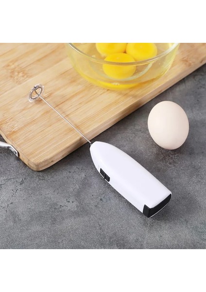 Beyaz Stil 1 Adet Kahve Çikolatalı Süt Köpürtücü Mutfak Çırpma Mikser El Süt Sürahileri Cappuccino Kreması Köpüklü Karışım Bıyık Bıyık Sıcak Satış (Yurt Dışından)