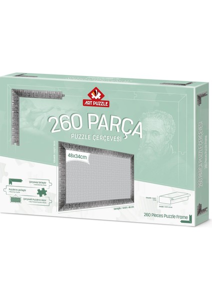 Gümüş 260 Parça Demonte Puzzle Çerçevesi
