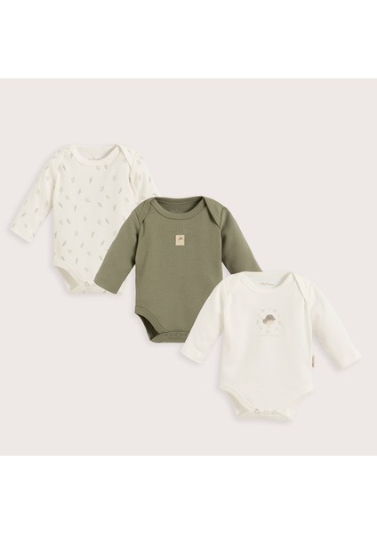 Winterland 3'lü Body Set Ekru/mınt