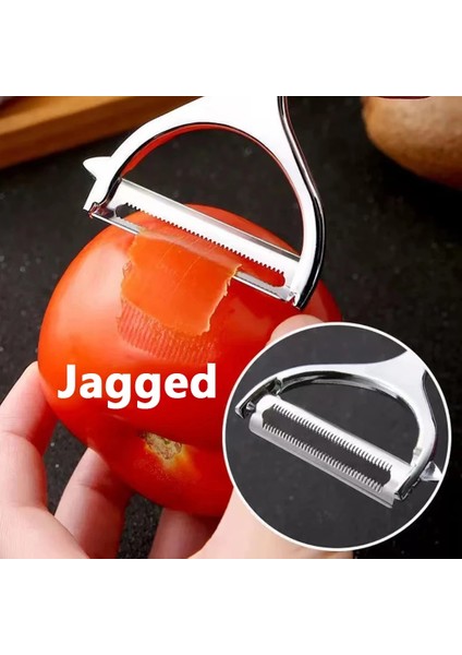 Yeşil Pürüzlü Stil Patates Soyucu Paslanmaz Çelik Sebze Soyucu Keskin Meyve Havuç Julienne Soyucu Mutfak Gadget Aksesuarları Sebze Dilimleyici (Yurt Dışından) indirimleri