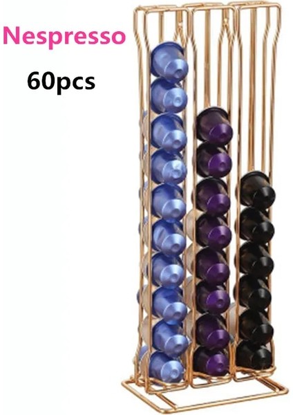 No.3 Tarzı 2019 Nespresso Kahve Kapsülleri Tutucu Döner Raf Kahve Kapsül Standı Dolce Gusto Kapsüller Depolama Rafı Organizasyon Tutacağı (Yurt Dışından) fırsatları