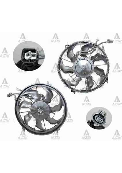 -Mobis-Hyundai-Orjinal 253801J200 Fan Radyatör I20 09-12 Dizel 253801J200