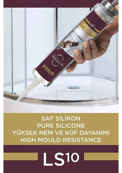 Duşakabin Silikonu Şeffaf 310ML LS10