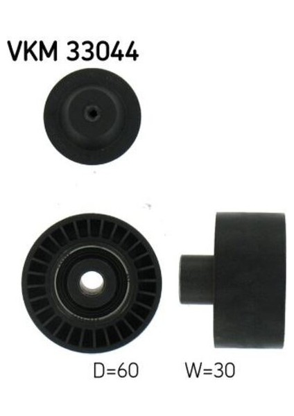 VKM33044 V Kayış Avare Alternatör Rulmanı P107 206 206 P307 C2 C3 Xsara Fıesata 1.4hdı 1.6hdı Focus 1.6tdcı 02-Ölçü 10X60X30 45 2S6119A216BC