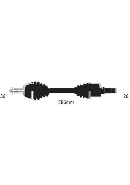 304757 Aks Komple Otomatik Sol Golf 5-Jetta-A3 1.6 Benzinli Bgu-Bse 102HP 1K0407271BD