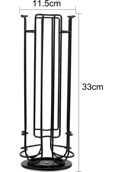 B Tarzı Dolce Gusto Kapsül Ekran Kapsül Raf Paslanmaz Çelik Kule Standı Depolama Rafı Için 24CUPS Dönebilen Kahve Pod Tutucu (Yurt Dışından) indirimleri