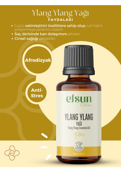 Ylang Ylang Uçucu Yağı %100 Doğal Saf 10 ml
