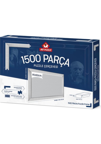 Beyaz 1500 Parça Demonte Puzzle Çerçevesi