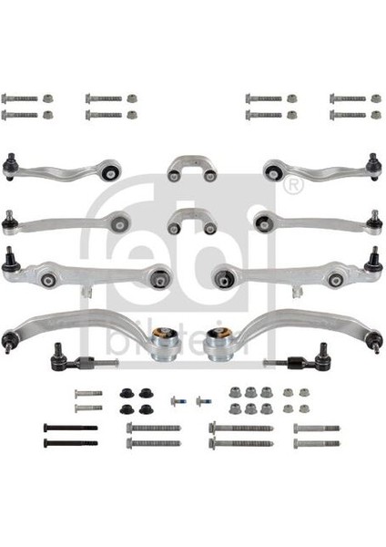 280053 Ön Alt Takım Kit Cıvata ve Somun A4 A6 Passat 96-05 Ahl Anb Aeb Adr Ahh Afn Aml Arg Akn 8D0498998