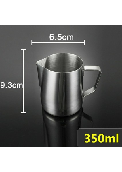 350ML Tarzı ml Süt Sürahileri Moda Paslanmaz Çelik Süt El Sanatları Süt 2boyutlu Köpüren Sürahi Kahve Latte Köpüren Sanat Sürahi Sürahi Kupa Bardak (Yurt Dışından)