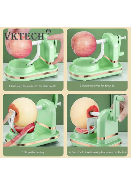 No.1 Stili Manuel Meyve Soyucu Mutfak Alet Ev Armut Soyucu Kesici Dilimleme Gıda Kırıcı Sebze Soyma Makinesi Ev Yeni (Yurt Dışından) indirimleri