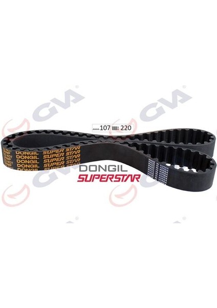 58107220 Triger Kayışı 107X220 Kia Pride-Rio 1.3 8V-SEPHIA 1.5-1.6 8V-MAZDA 323 16V 0K20112205