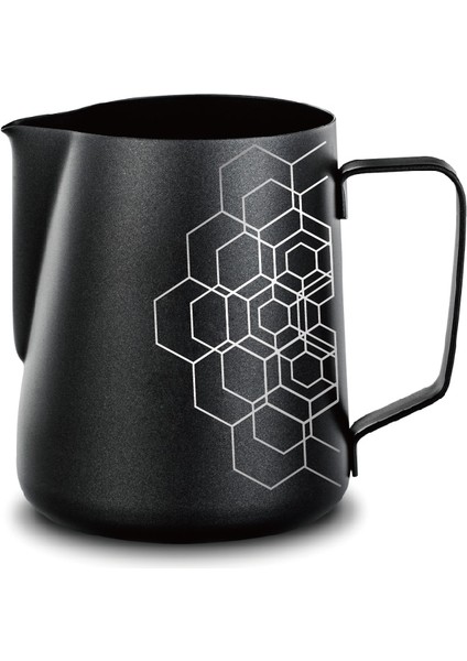 No.5 Tarzı 350 ml Yapışmaz Kaplama Paslanmaz Çelik Dıy Süt Köpürtme Sürahi Espresso Kahve Barista Craft Latte Cappuccino Krem Köpürtme Sürahisi (Yurt Dışından)