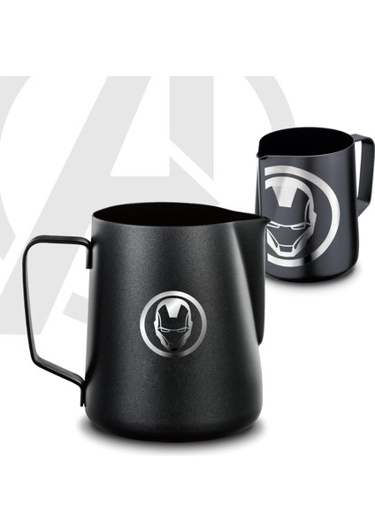 No.5 Tarzı 350 ml Yapışmaz Kaplama Paslanmaz Çelik Dıy Süt Köpürtme Sürahi Espresso Kahve Barista Craft Latte Cappuccino Krem Köpürtme Sürahisi (Yurt Dışından)