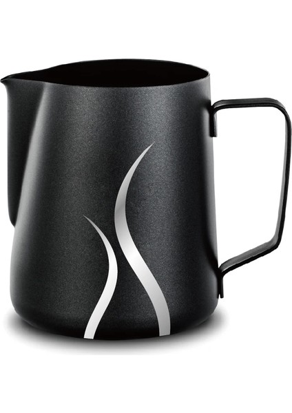No.5 Tarzı 350 ml Yapışmaz Kaplama Paslanmaz Çelik Dıy Süt Köpürtme Sürahi Espresso Kahve Barista Craft Latte Cappuccino Krem Köpürtme Sürahisi (Yurt Dışından)