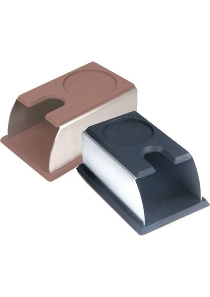 C 51MM Stili Kahve Temper Standı, Kahve Makinesi Için Sağlam Paslanmaz Çelik Tamping Standı ve Silikon Mat ile Kahve Sabotaj Depolama Tabanı (Yurt Dışından)
