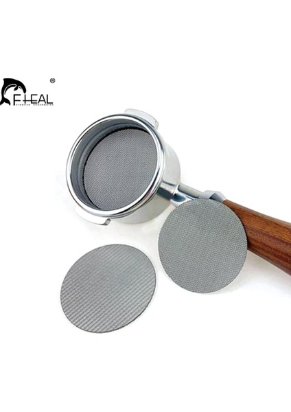 53,5 Mm-1,7 mm Stili Fheal .5 Kahve Filtresi Eleği Ultra Tum Isıya Dayanıklı Mesh Yeniden Kullanılabilir Portafilter Barista Espresso Puck Ekranı (Yurt Dışından)