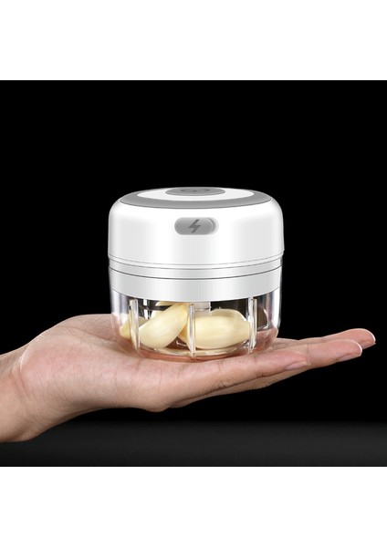 YEŞIL100ML Tarzı Akülü Taşınabilir Elektrikli Mini Sarımsak Kırıcı Ezici USB Şarj Gıda Soğan Kıyıcı Sebze Kesici Mutfak Alet (Yurt Dışından) fırsatları