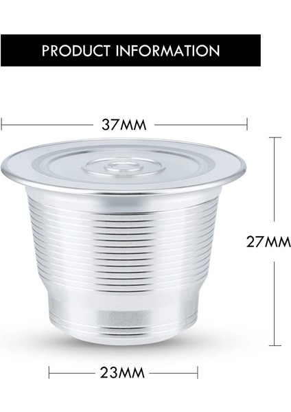 1 Kapsül 1 Kurcalama Stili Icafilasıcafilas Nespresso Doldurulabilir Kapsül Yeniden Kullanılabilir Kahve Filtresi Damlatıcı Çelik Kahve Kapsülleri De Cafe Recargables (Yurt Dışından) indirimleri