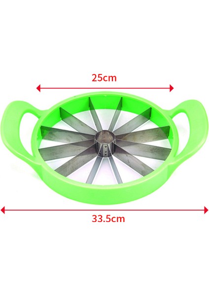 A-L Tarzı 1 Adet Karpuz Dilimleme Kesici Paslanmaz Çelik Büyük Boy Dilimlenmiş Karpuz Kavun Dilimleme Meyve Bölücü Mutfak Gadget (Yurt Dışından)