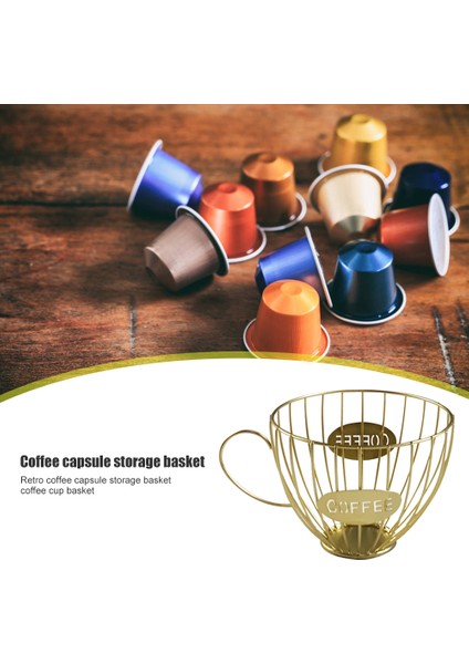 Siyah Stil Kahve Meyve Kapsül Depolama Sepeti Pod Tutucu ve Organizatör Kupa Kahve ve Espresso Pod Tutucu Ev Mutfak Dekoru (Yurt Dışından) fırsatları