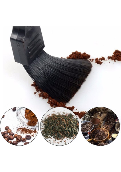 2 Adet Makine Temizleme Siyah Matcha Tozu Mini Barista Ev Mutfak Toz Alma Aracı Kahve Değirmeni Fırça Tahıl Ergonomik (Yurt Dışından) modelleri