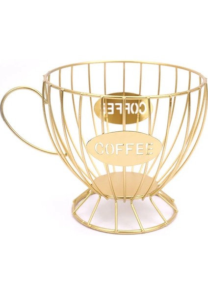 Gd Stili Evrensel Kahve Kapsül Depolama Sepeti Kahve Fincan Sepeti Vintage Kahve Pod Organizatör Tutucu Siyah Ev Cafe Otel Için (Yurt Dışından)