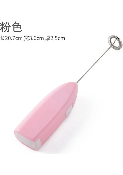 Pembe Tarzı Sıcak Satış Çikolatalı Süt Sürahileri Köpürtücü Mutfak Çırpma Mikseri El Süt Köpürtücü Kahve Cappuccino Kreması Köpüklü Karışım Bıyığı (Yurt Dışından)