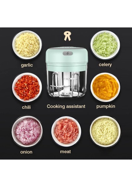 Beyaz 100ML Tarzı Elektrikli Gıda Kırıcı Mini Sarımsak Presi Sarımsak Kırıcı Sebze Doğrayıcı Mutfak Ezilmiş Sarımsak Ezilmiş Zencefil Ezilmiş Biber (Yurt Dışından) indirimleri
