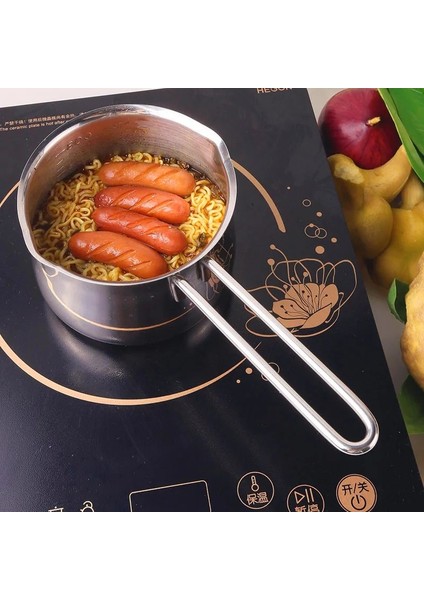 304XL Tarzı Mıcck Yapışmaz Tava Sütlü Çikolata Pot Paslanmaz Çelik Köpüren Kahve Sürahi Çekme Çiçek Bardağı Eritilmiş Çikolata Isıtma Tavası Sürahi (Yurt Dışından)