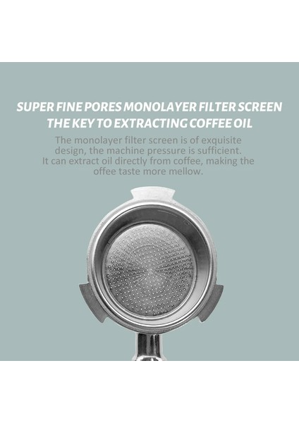 2 Kulaklı Kayın Tarzı Kahve Dipsiz Portafilter Delonghi EC680EC685 Filtre 51 mm Paslanmaz Çelik Yedek Filtre Sepeti Kahve Aksesuarları (Yurt Dışından) fırsatları