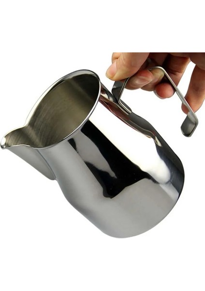 1500ML Stili Paslanmaz Çelik Süt Sürahisi Espresso Fincanları Sanat Fincan Aracı Barista El Sanatları Kahve Moka Cappuccino Latte Süt Köpürtme Sürahi Sürahi (Yurt Dışından) indirimleri