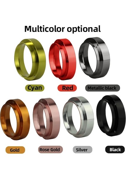 Kırmızı 58MM Tarzı Profesyonel Espresso Kahve Dozaj Halkası mm Doz Huni Alüminyum Kahve Malzemeleri Bira Kase Kahve Tozu Için Parçaları (Yurt Dışından)