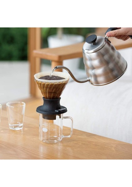 No.2 Tarzı Kahve Akıllı Damlatıcı Seti Filtreler Kahve Makinesi Üzerine Dökün V60 Konik Daldırma El Yapımı Yeniden Kullanılabilir Cam Kahve Damla Filtreli Fincan (Yurt Dışından)