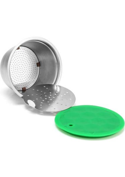 Açık Yeşil Tarzı Icafilas Yeniden Doldurulabilir Nescafe Için Dolce Gusto Kapsül Kahve Kapaklı Kapsül Paslanmaz Metal Filtreler Bardak Dış Müdahale Kaşığı (Yurt Dışından) indirimleri